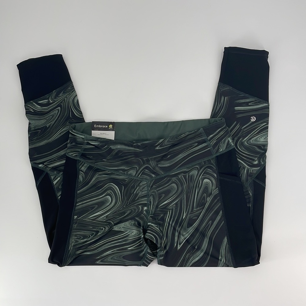 C9 by Champion Reversible Fitness Performance Green Leggings Women's XXL